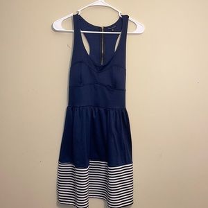 🤩Basil Lola Blue Striped Tank Top Dress - sz M